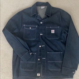 Pointer Brand Raw White Oak Cone Denim Barn Coat